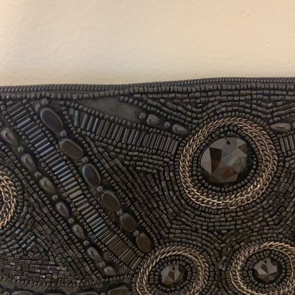 Mary Frances Black Beaded Evening Handbag - Picture 4 of 8